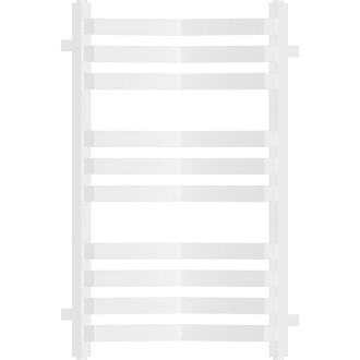 Kúpeľňový radiátor Mexen Loop 750 x 375 mm, 413 W, biely - W129-0750-350-00-20