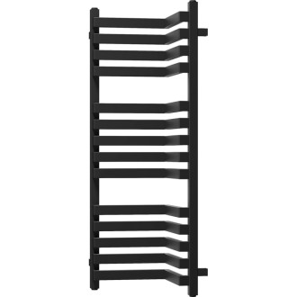 Kúpeľňový radiátor Mexen Loop 1000 x 375 mm, 572 W, čierny - W129-1000-350-00-70