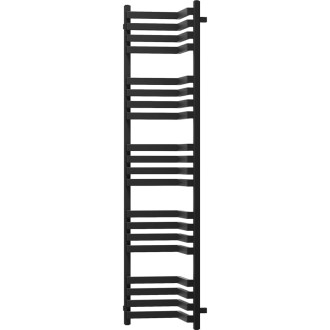 Kúpeľňový radiátor Mexen Loop 1600 x 375 mm, 837 W, čierny - W129-1600-350-00-70