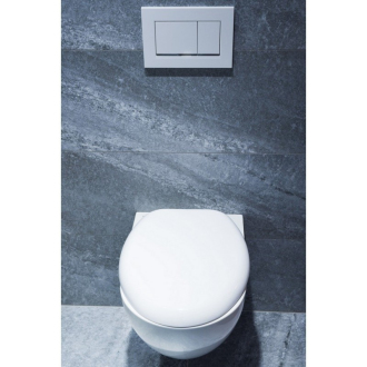 wc sedátko Boston, polypropylén, biela farba KD02181126