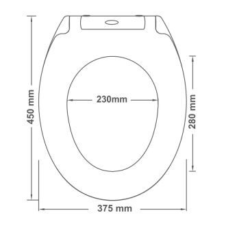 wc sedátko Calypso, duroplast, biele KD02181061