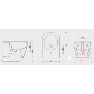 závesný bidet NOVA OLKGNO02BDE00