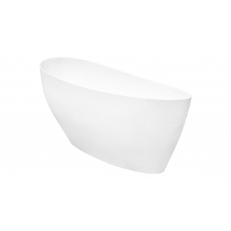 KEYA 1650x700 mm, biela farba VANSAP16W vaňa voľne stojaca z liateho mramoru