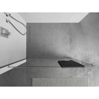 Držiak na uteráky Mexen do sprchovej steny, kartáčovaný nikel - 800-06-97