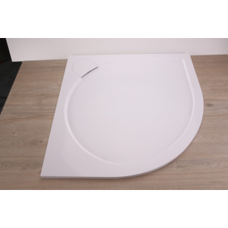 LARA - vanička liaty mramor, štvrťkruh 900x900x30 mm, R550, bez nožičiek, VANKCCTVRT90