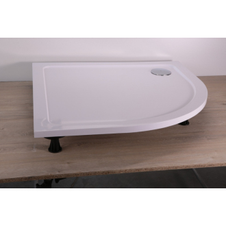 KLARA - čelný panel k vaničke z liateho mramoru, štvrťkruh 900x900x100 mm, VANKLMPAN90