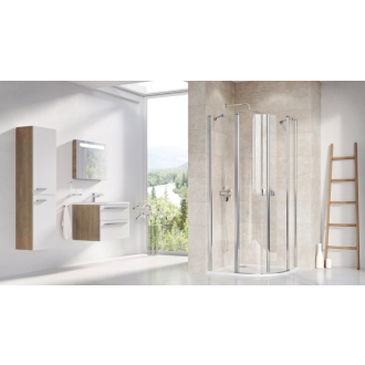 Ravak CSKK4-90 satin+Transparent 3Q170U00Z1
