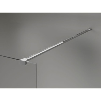 Mexen Lunar Sprchová zástena ľavá 100 x 200 cm, 8 mm priehľadná, chróm - 830-100-000-01-00-L