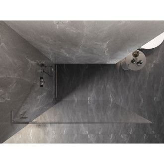 Mexen Lunar L Sprchová zástena ľavá 50 x 200 cm, 8 mm priehľadná, chróm - 830L-050-000-01-00-L