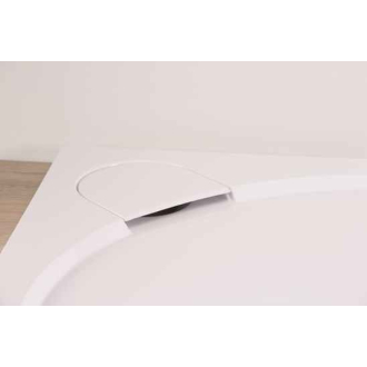 LARA - vanička liaty mramor, štvrťkruh 1200x900x30 mm, ľavé, bez nôh , VANKCCTVRT1290L
