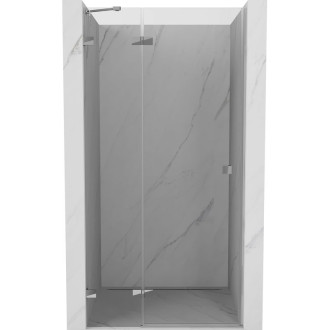 Sprchové dvere Mexen Lunar s ľavými pántami 105 cm, priehľadné, chróm - 834-105-000-01-00-L