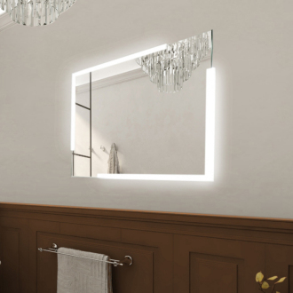 Nimco Séria 14000 ZP 14002 LED zrkadlo 600x800 rám hliníkový
