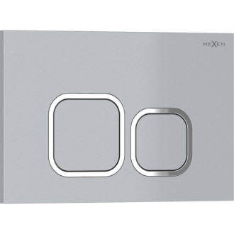 Splachovacie tlačidlo Mexen Tex 03, matný chróm - 6103-04