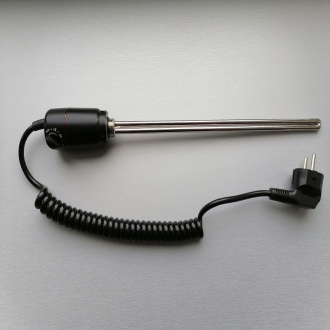 Vykurovacia tyč s termostatom 230V/300W 312 mm chróm lesk RADPST313