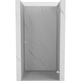 Sprchové dvere Mexen Lunar-B s pravými pántami 65 cm, priehľadné, chróm - 832-065-000-01-00-P