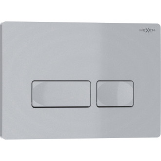 Splachovacie tlačidlo Mexen Tex 04, matný chróm - 6104-04