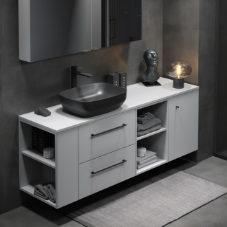 Cersanit Larga umývadlo na dosku štvorec ant mat 38x38 K677-012