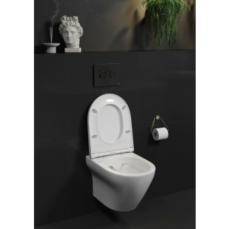 Cersanit Larga WC sedátko ovál slim duro antib SC easy-off K98-0229