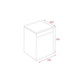 TEKA Voľne stojaca umývačka 60 cm DFS 76850 SS