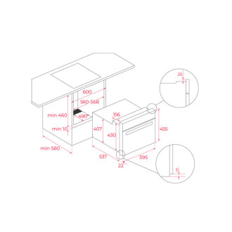 TEKA Multifunkčná kompaktná rúra z edície Van Gogh HLC 84 C VG