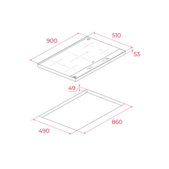 TEKA Indukčná varná doska 90 cm z edície Van Gogh IBF 95 FST VG
