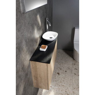 PREMIO doska kompozit 80x23, 5cm, čierna mat