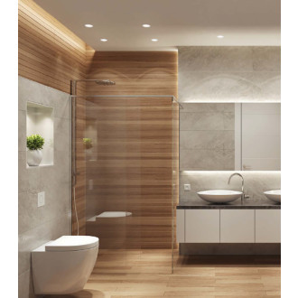 Kúpeľňové podhľadové svietidlo, ø 85mm, GU10OSRAM, 4,3 W, 230V, IP65, biela