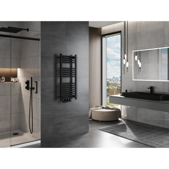 Kúpeľňový radiátor Mexen Mars 900 x 400 mm, 309 W, čierny - W110-0900-400-00-70