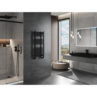 Kúpeľňový radiátor Mexen Mars 900 x 400 mm, 309 W, čierny - W110-0900-400-00-70