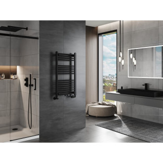 Kúpeľňový radiátor Mexen Mars 900 x 500 mm, 370 W, čierny - W110-0900-500-00-70