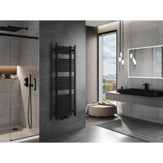 Kúpeľňový radiátor Mexen Mars 1500 x 500 mm, 626 W, čierny - W110-1500-500-00-70