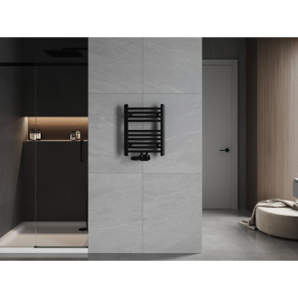 Kúpeľňový radiátor Mexen Ares 500 x 400 mm, 179 W, čierny - W102-0500-400-00-70