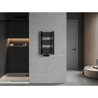 Kúpeľňový radiátor Mexen Ares 700 x 400 mm, 240 W, čierny - W102-0700-400-00-70