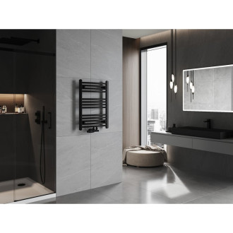 Kúpeľňový radiátor Mexen Ares 700 x 500 mm, 286 W, čierny - W102-0700-500-00-70