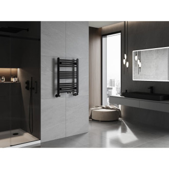 Kúpeľňový radiátor Mexen Ares 700 x 500 mm, 286 W, čierny - W102-0700-500-00-70