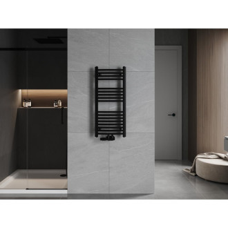 Kúpeľňový radiátor Mexen Ares 900 x 400 mm, 312 W, čierny - W102-0900-400-00-70