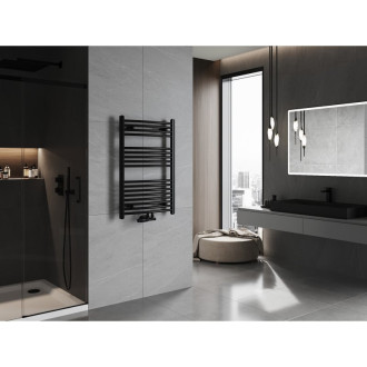 Kúpeľňový radiátor Mexen Ares 900 x 600 mm, 433 W, čierny - W102-0900-600-00-70