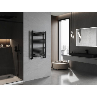 Kúpeľňový radiátor Mexen Ares 900 x 600 mm, 433 W, čierny - W102-0900-600-00-70