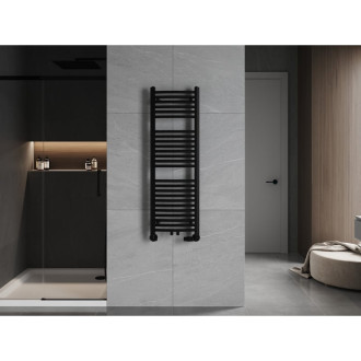 Kúpeľňový radiátor Mexen Ares 1200 x 400 mm, 442 W, čierny - W102-1200-400-00-70