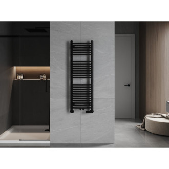 Kúpeľňový radiátor Mexen Ares 1200 x 500 mm, 531 W, čierny - W102-1200-500-00-70