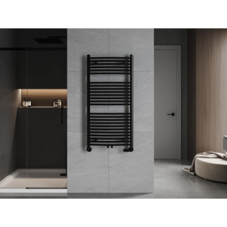 Kúpeľňový radiátor Mexen Ares 1200 x 600 mm, 620 W, čierny - W102-1200-600-00-70