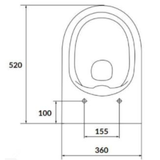 Cersanit Larga SET B331 WC ovál CO sedátko slim duro SC EO S701-472