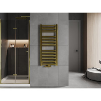 Kúpeľňový radiátor Mexen Hades 1200 x 500 mm, 450 W, zlatý - W104-1200-500-00-50