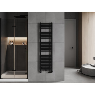 Kúpeľňový radiátor Mexen Hades 1500 x 400 mm, 583 W, čierny - W104-1500-400-00-70