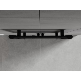 Kúpeľňový radiátor Mexen Hades 1800 x 500 mm, 854 W, čierny - W104-1800-500-00-70