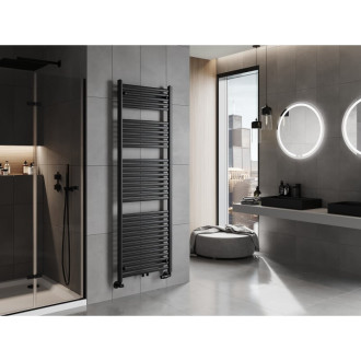 Kúpeľňový radiátor Mexen Hades 1800 x 600 mm, 1000 W, čierny - W104-1800-600-00-70