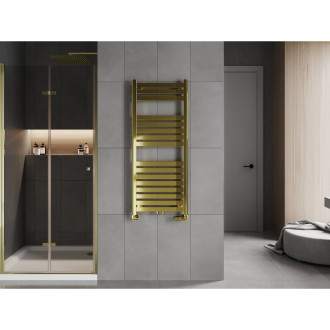 Kúpeľňový radiátor Mexen Urán 1200 x 500 mm, 422 W, zlatý - W105-1200-500-00-50