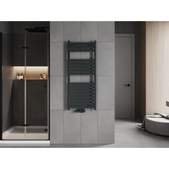 Kúpeľňový radiátor Mexen Urán 1200 x 500 mm, 534 W, antracit - W105-1200-500-00-66