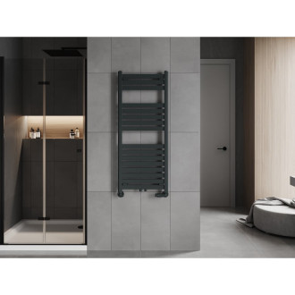 Kúpeľňový radiátor Mexen Urán 1200 x 500 mm, 534 W, antracit - W105-1200-500-00-66