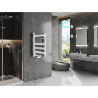 Kúpeľňový radiátor Mexen Plutón 800 x 500 mm, 410 W, biely - W106-0800-500-00-20